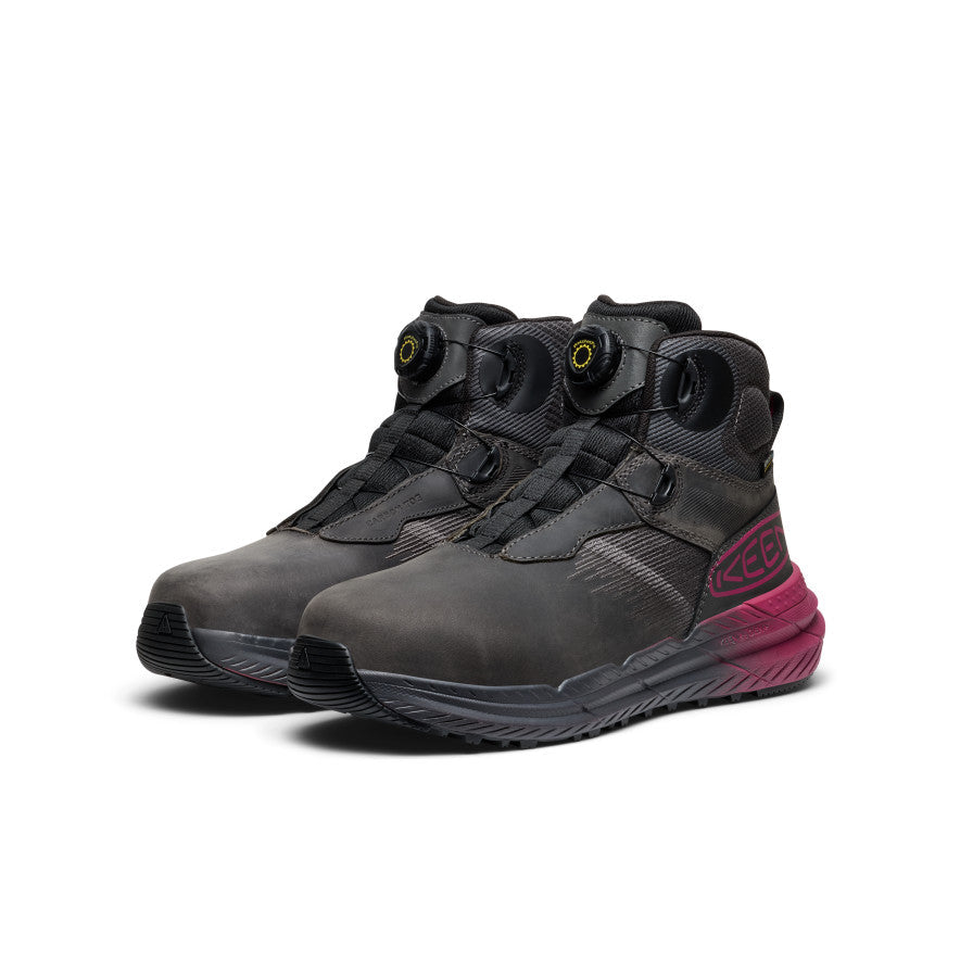 Keen Women's Snapline RF Waterproof Boot (Carbon Toe) Magnet/Black