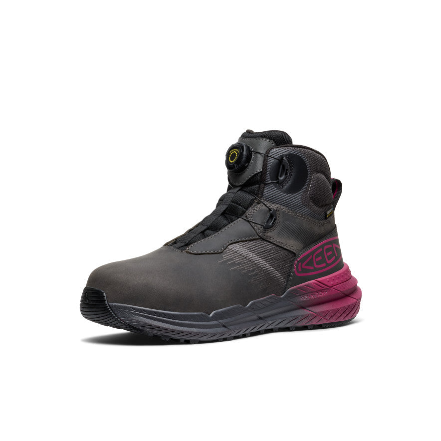 Keen Women's Snapline RF Waterproof Boot (Carbon Toe) Magnet/Black