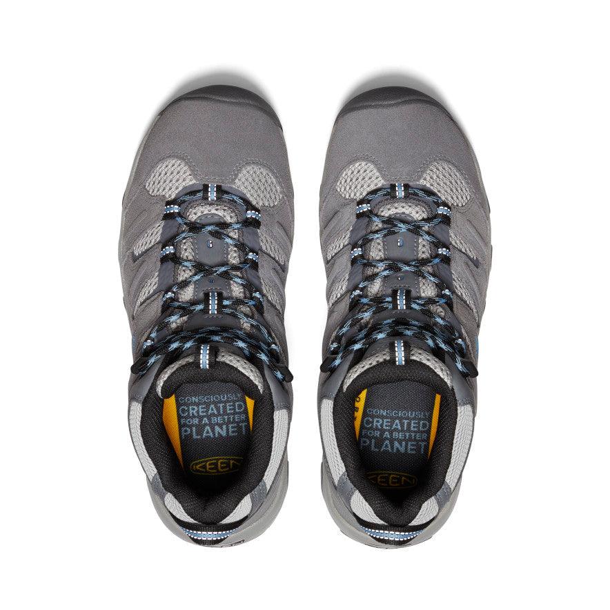 Keen Women's Headout Waterproof Hiking Boot Steel Grey/Blue Heaven