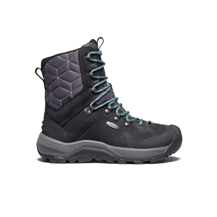 Keen Women's Revel IV High Polar Waterproof Boot Black/North Atlantic