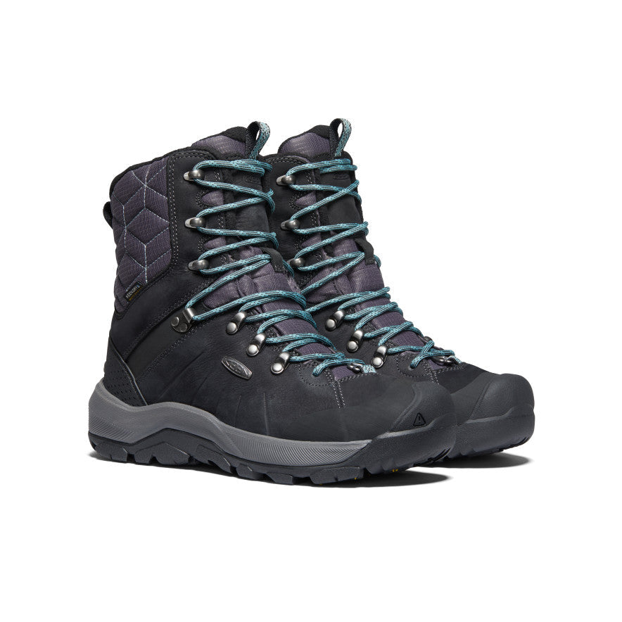 Keen Women's Revel IV High Polar Waterproof Boot Black/North Atlantic