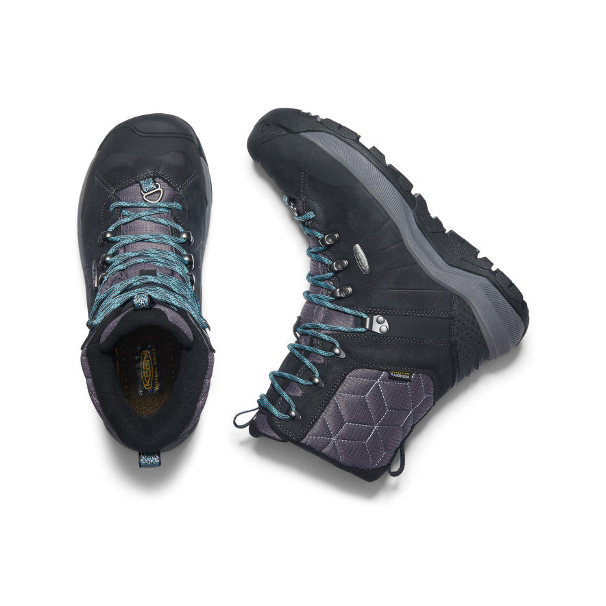 Keen Women's Revel IV High Polar Waterproof Boot Black/North Atlantic