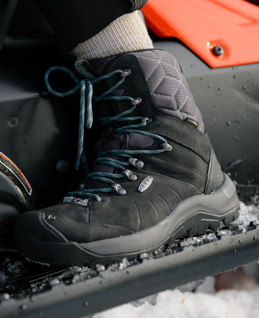 Keen Women's Revel IV High Polar Waterproof Boot Black/North Atlantic