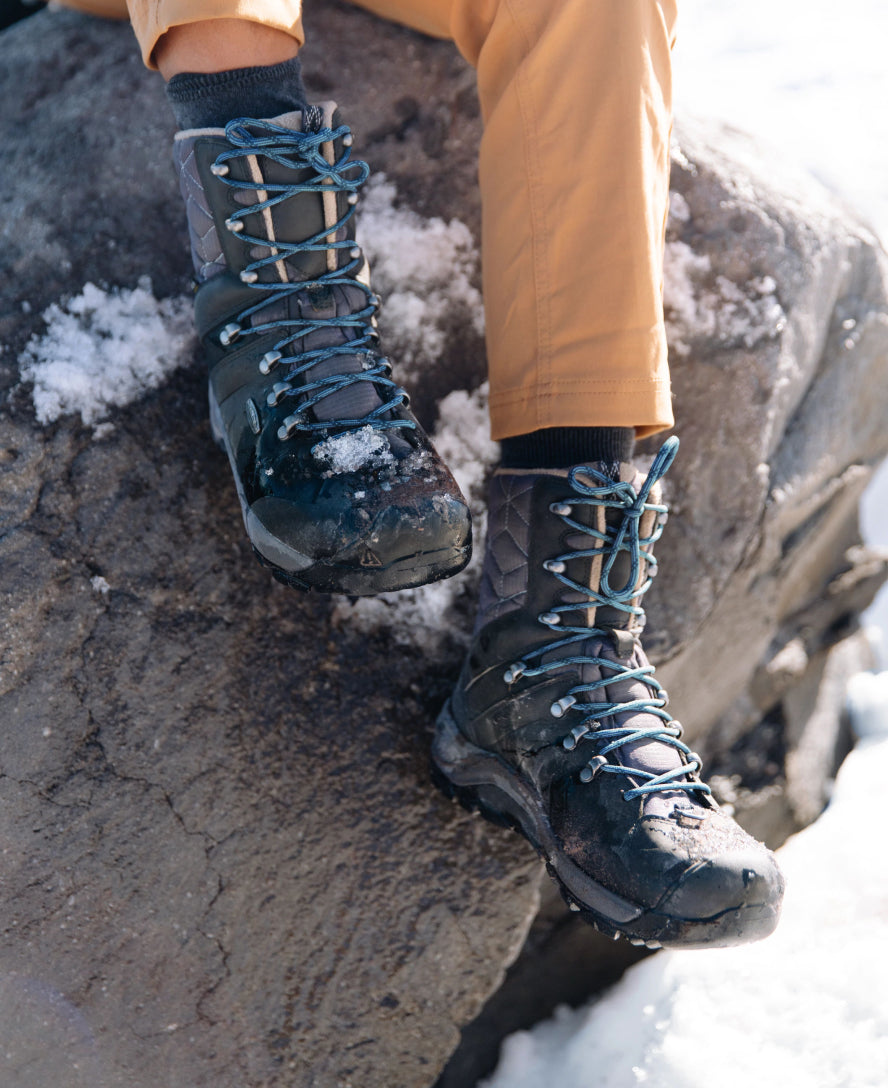 Keen Women's Revel IV High Polar Waterproof Boot Black/North Atlantic