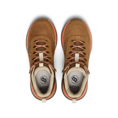 Keen Women's Leiki Waterproof Leather Hiking Boot Chipmunk/Bison