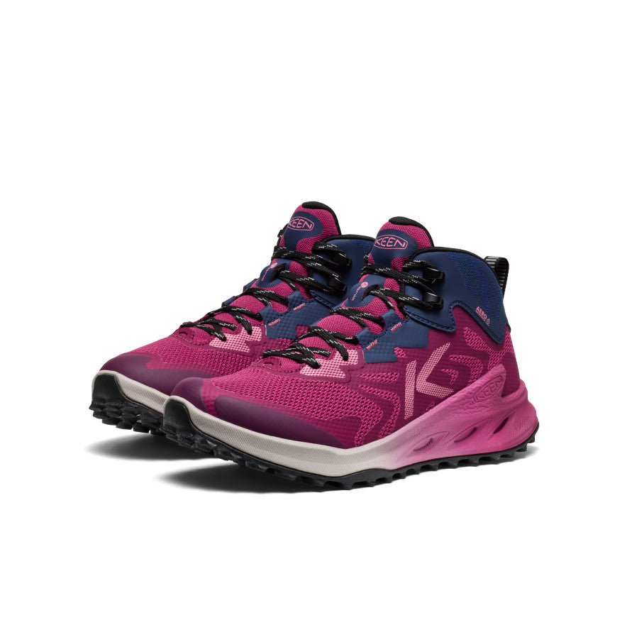 Keen Women's Zionic NXT Waterproof Hiking Boot Beaujolais/Pink Lemonade