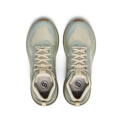 Keen Women's Leiki Waterproof Hiking Boot Iceberg Green/Birch