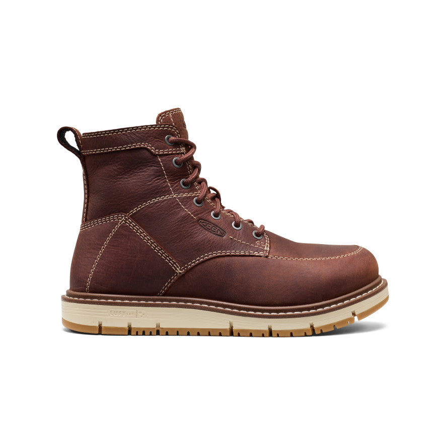 Keen Women's San Jose 6" Boot (Aluminum Toe) Gingerbread/Gum