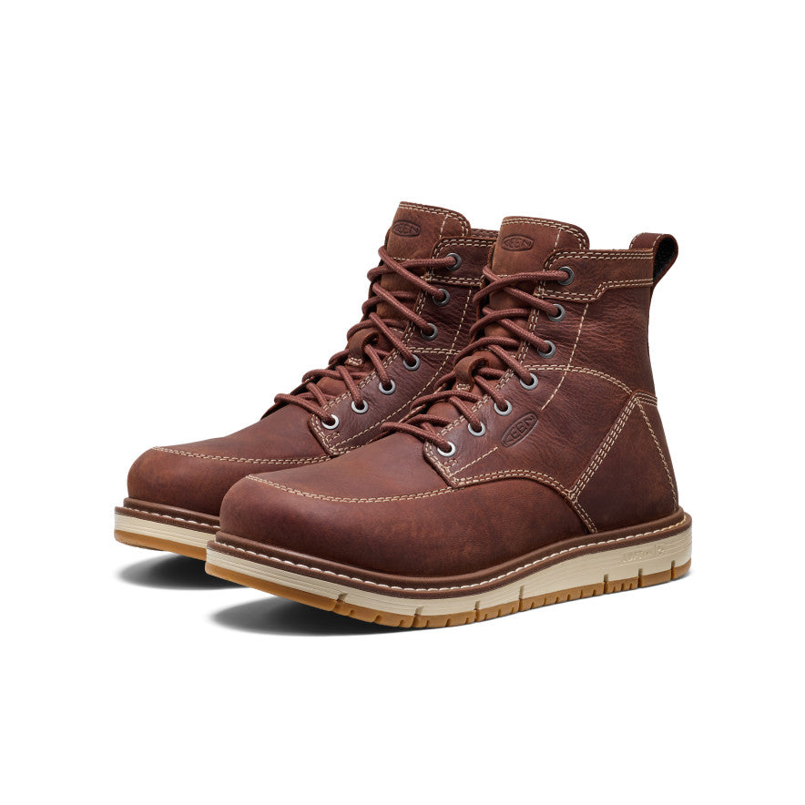 Keen Women's San Jose 6" Boot (Aluminum Toe) Gingerbread/Gum
