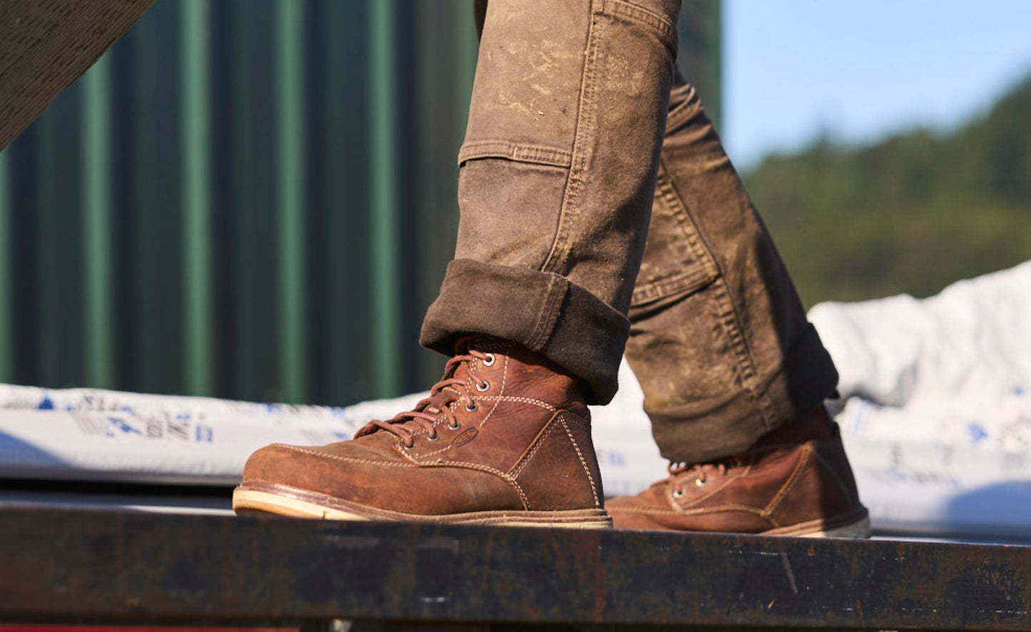 Keen Women's San Jose 6" Boot (Aluminum Toe) Gingerbread/Gum