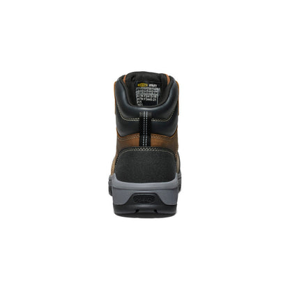 Keen Women's Evanston 6" ESD Boot (Carbon Toe) Bison/Black