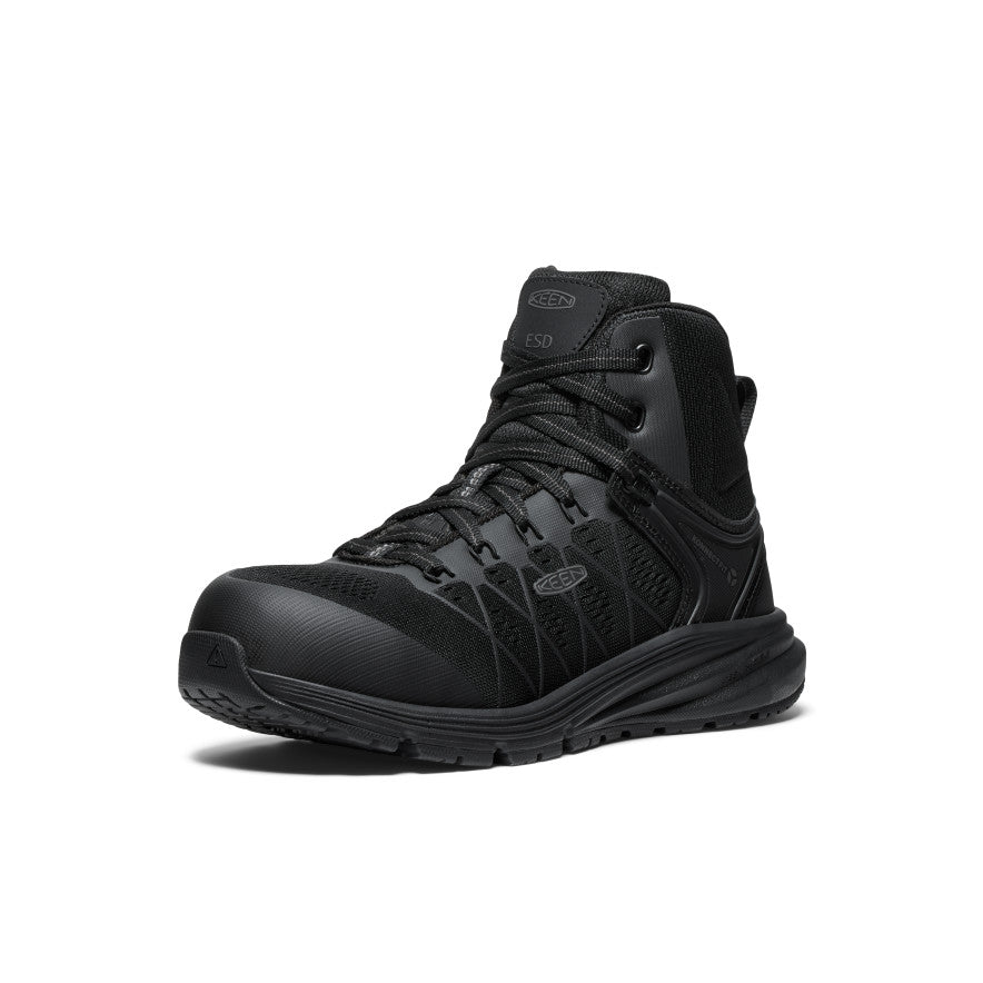 Keen Women's Vista Energy Mid ESD (Carbon Toe) Black/Black