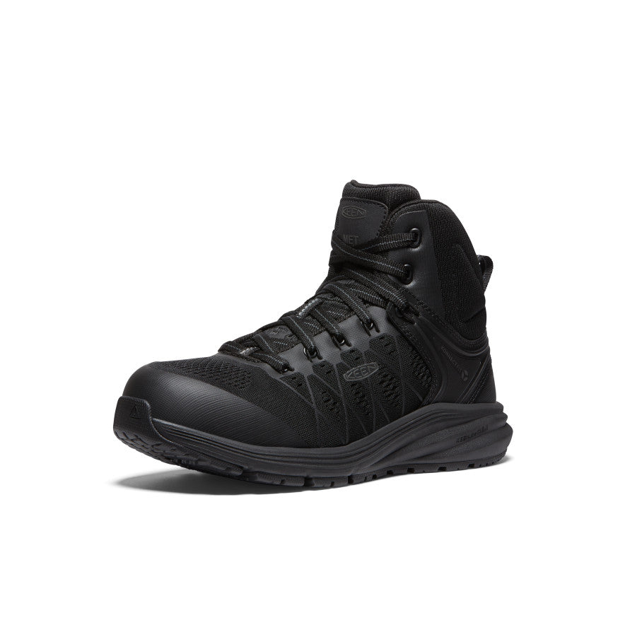 Keen Women's Vista Energy Mid INT MET (Carbon Toe) Black/Raven