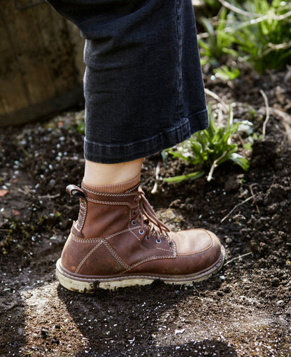 Keen Women's San Jose 6" Boot (Soft Toe) Gingerbread/Off White