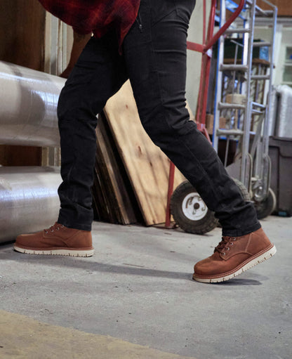 Keen Women's San Jose 6" Boot (Soft Toe) Gingerbread/Off White
