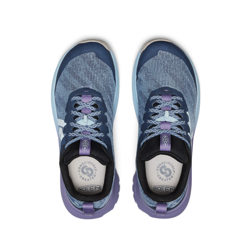 Keen Women's Roam Trail Running Shoe Vintage Indigo/Ballad Blue