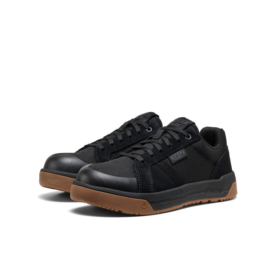 Keen Women's Kenton Work Shoe (Carbon Toe) Black/Gum