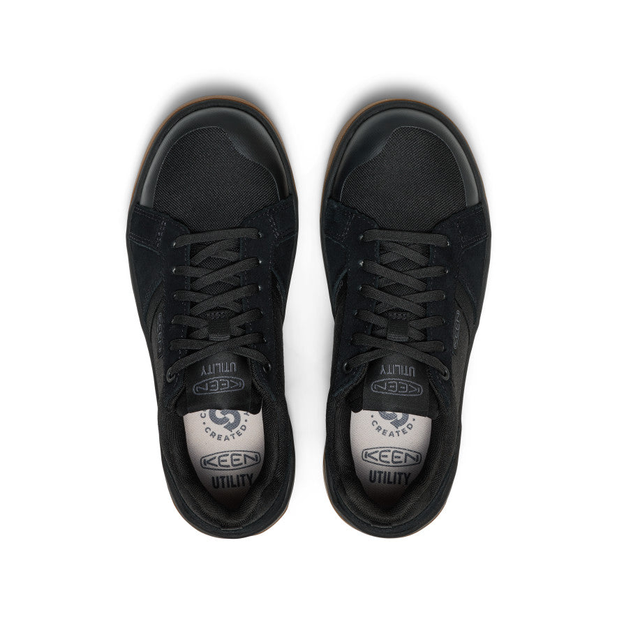 Keen Women's Kenton Work Shoe (Carbon Toe) Black/Gum