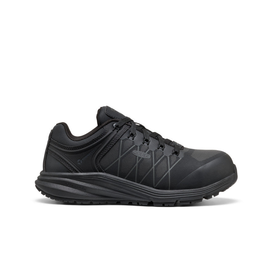 Keen Women's Vista Energy XT Work Sneaker INT MET (Carbon Toe) Black/Magnet