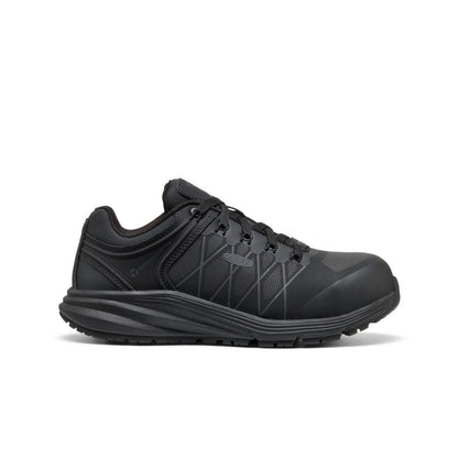 Keen Women's Vista Energy XT Work Sneaker INT MET (Carbon Toe) Black/Magnet
