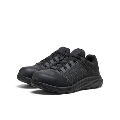 Keen Women's Vista Energy XT Work Sneaker INT MET (Carbon Toe) Black/Magnet