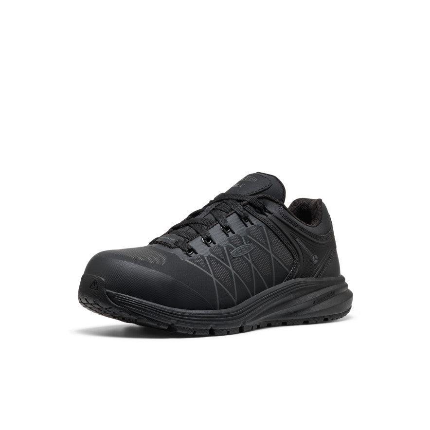 Keen Women's Vista Energy XT Work Sneaker INT MET (Carbon Toe) Black/Magnet