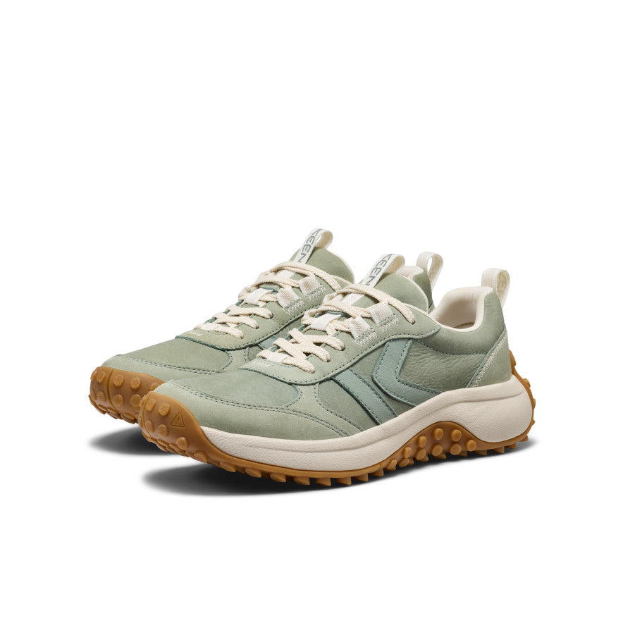 Keen Women's KS86 Leather Sneaker Lily Pad/Birch