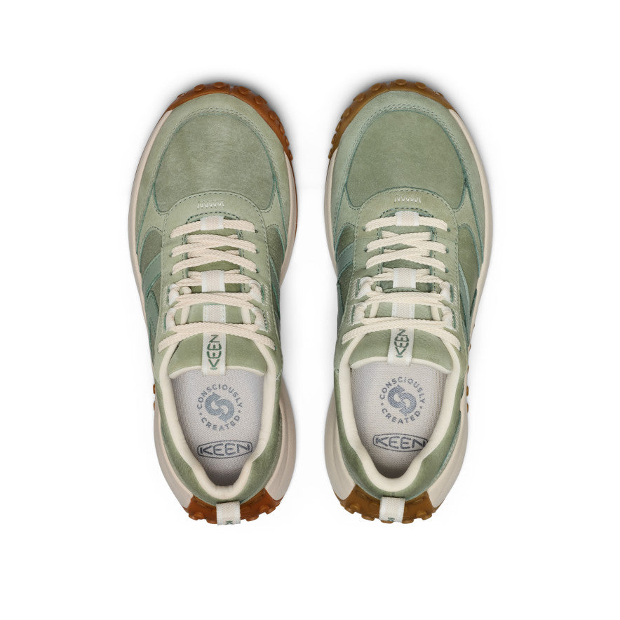 Keen Women's KS86 Leather Sneaker Lily Pad/Birch