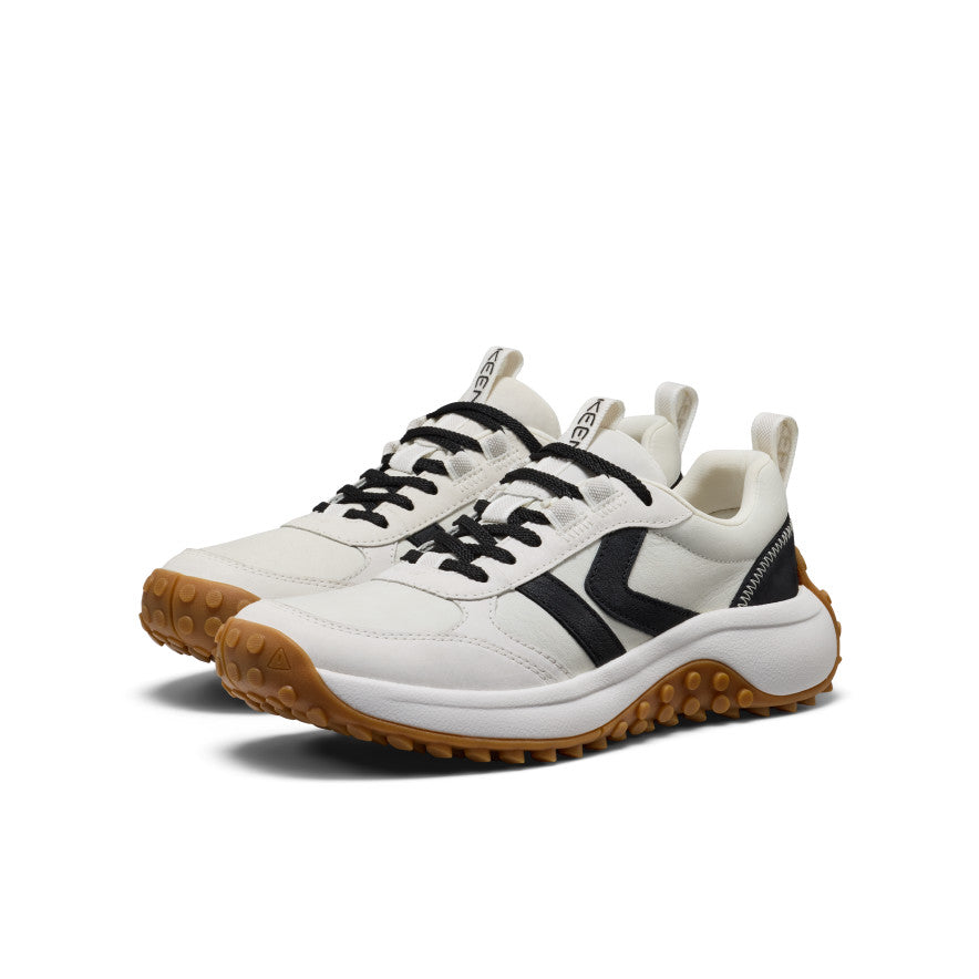 Keen Women's KS86 Leather Sneaker Star White/Black