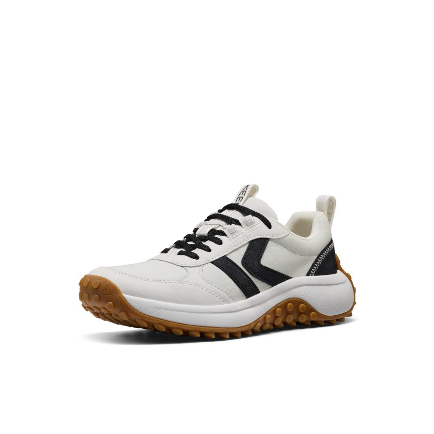 Keen Women's KS86 Leather Sneaker Star White/Black