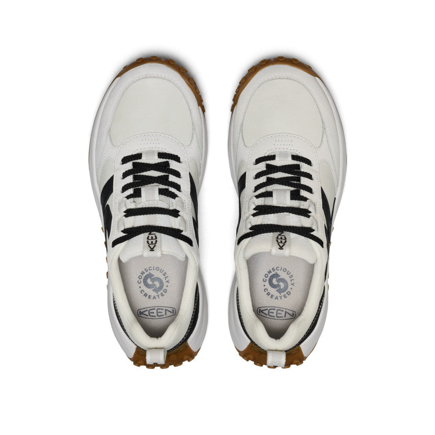 Keen Women's KS86 Leather Sneaker Star White/Black