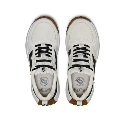 Keen Women's KS86 Leather Sneaker Star White/Black