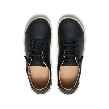 Keen Women's KNX Leather Sneaker Black/Star White