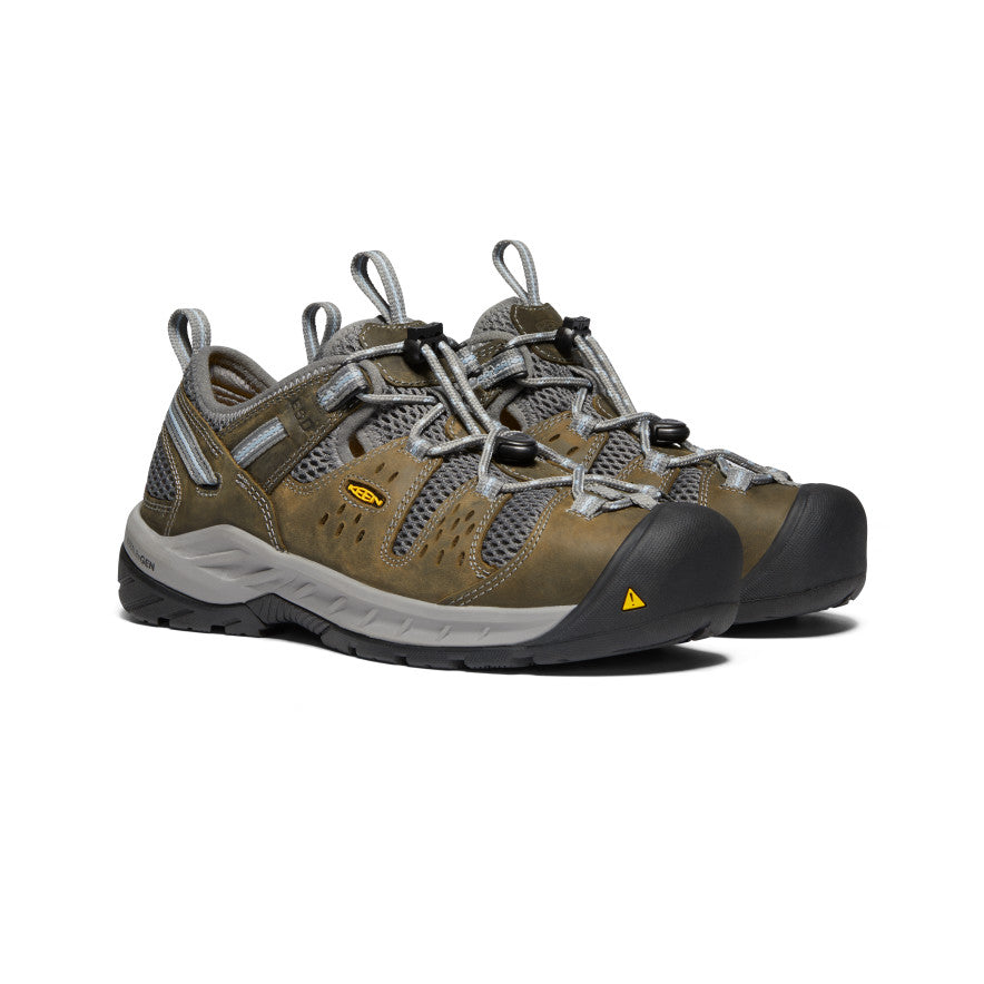 Keen Women's Atlanta Cool II ESD (Steel Toe) Gargoyle/Blue Fog