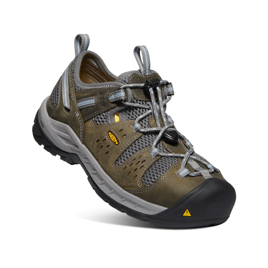 Keen Women's Atlanta Cool II ESD (Steel Toe) Gargoyle/Blue Fog