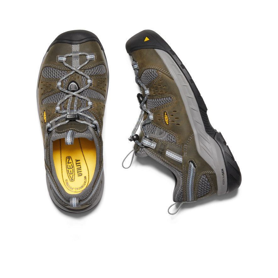 Keen Women's Atlanta Cool II ESD (Steel Toe) Gargoyle/Blue Fog