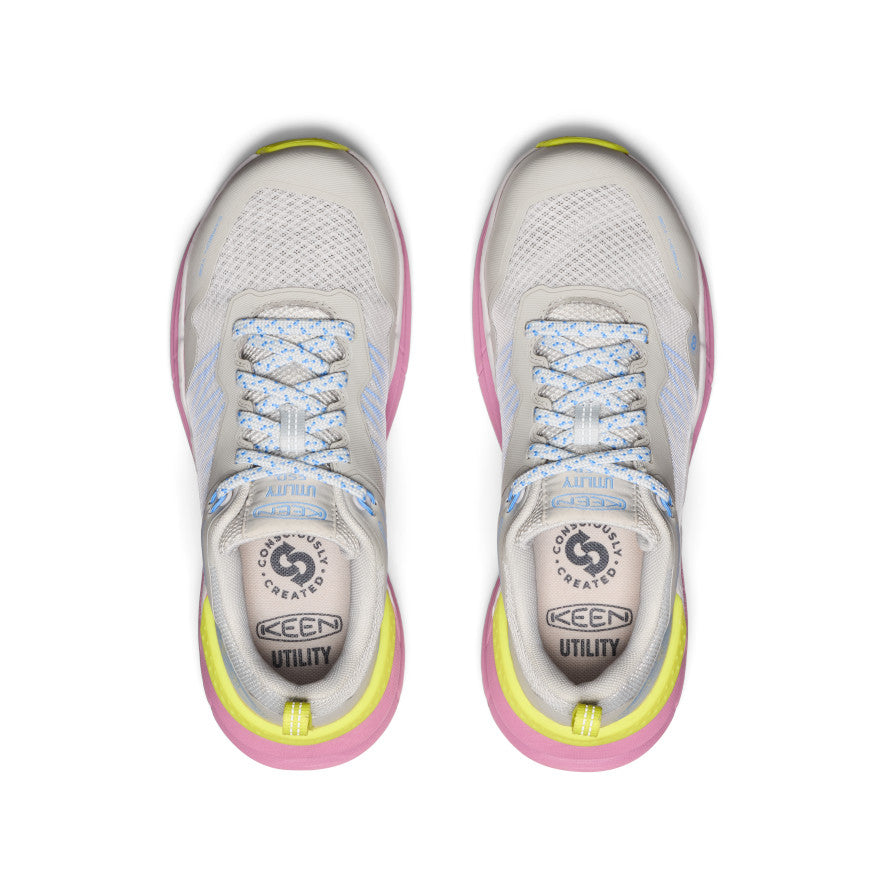 Keen Women's Speedworks ESD Work Sneaker (Carbon Toe) Alloy/Moonlight Mauve