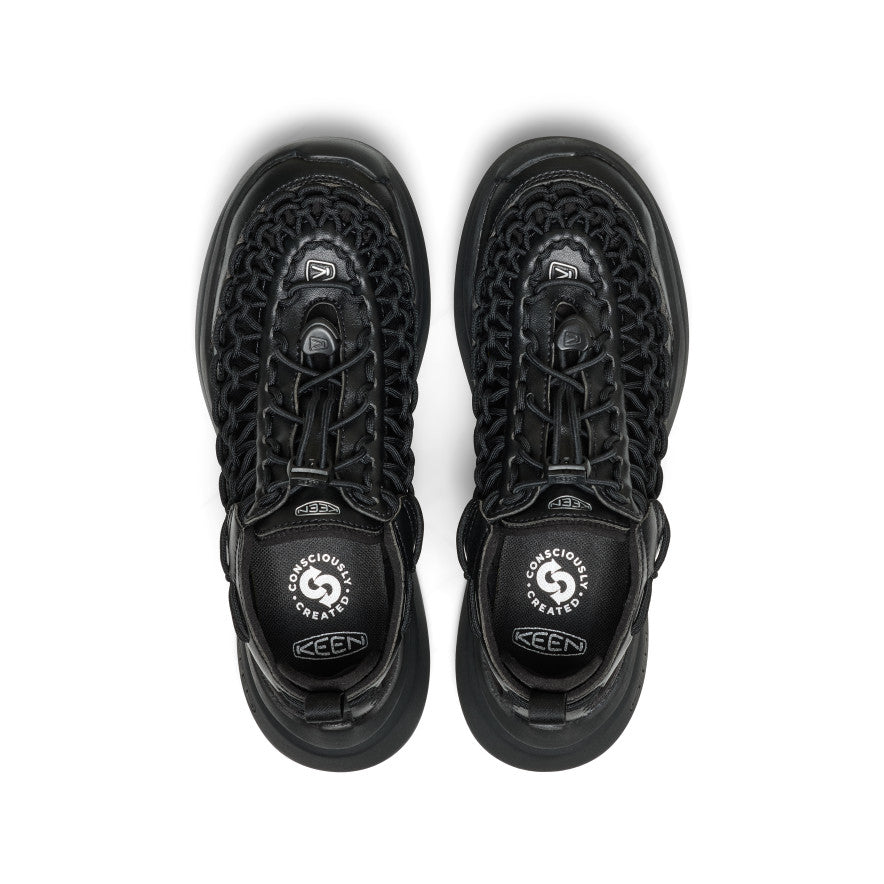 Keen Women's UNEEK WK SNIDEL Sneaker Black/Silver