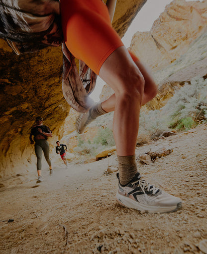 Keen Women's Seek Trail Running Shoe Black/Sunset Sand