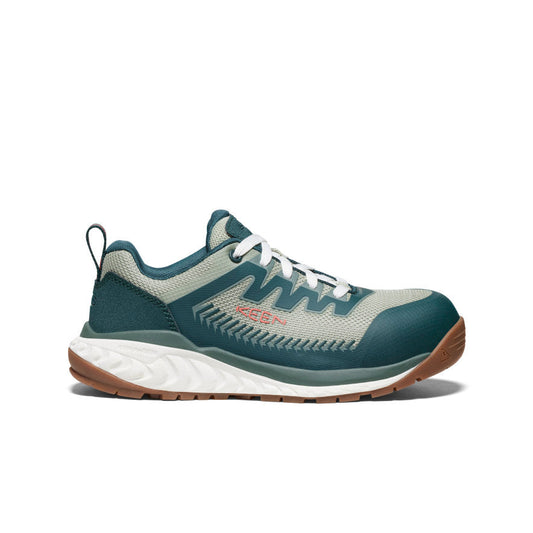 Keen Women's Arvada Work Sneaker (Carbon Toe) Sea Moss/Desert Sage