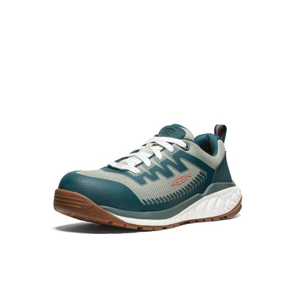 Keen Women's Arvada Work Sneaker (Carbon Toe) Sea Moss/Desert Sage