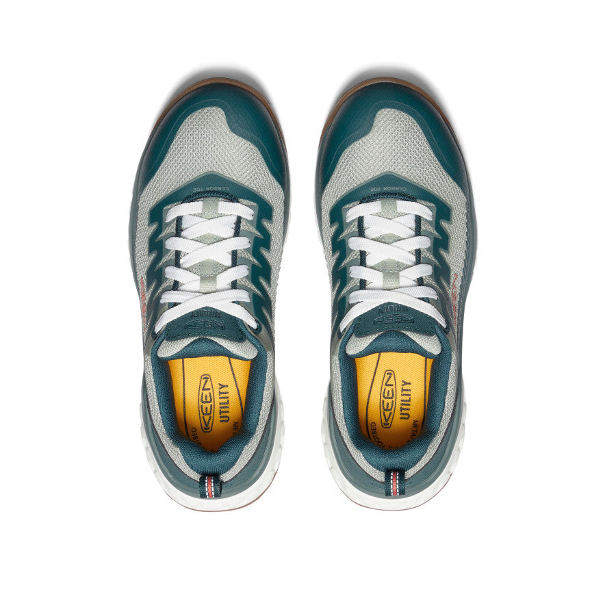 Keen Women's Arvada Work Sneaker (Carbon Toe) Sea Moss/Desert Sage