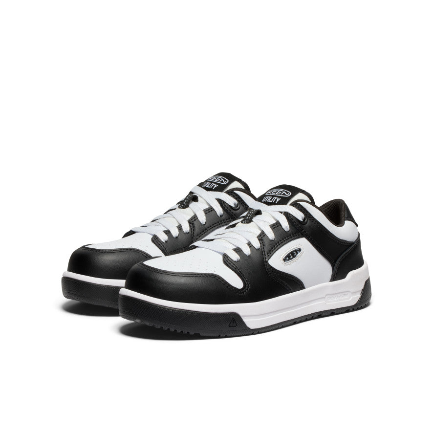 Keen Women's Overton Work Shoe (Carbon Toe) Star White/Black