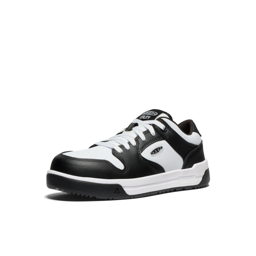 Keen Women's Overton Work Shoe (Carbon Toe) Star White/Black