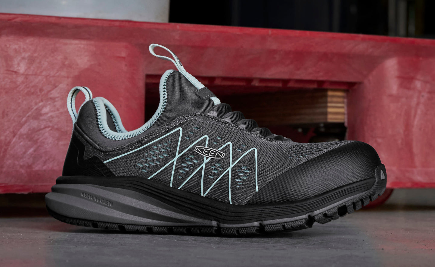 Keen Women's Vista Energy Shift (Carbon Toe) Steel Grey/Blue Glass