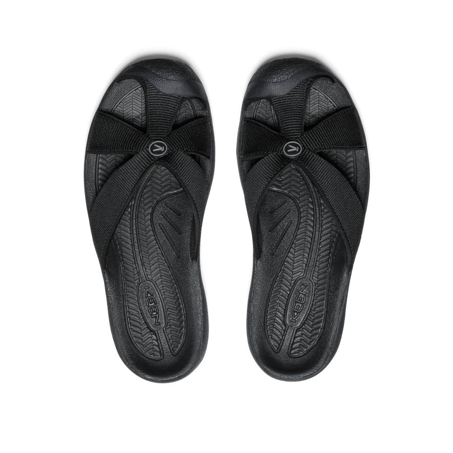 Keen Women's Bali Slide Sandal Black/Steel Grey