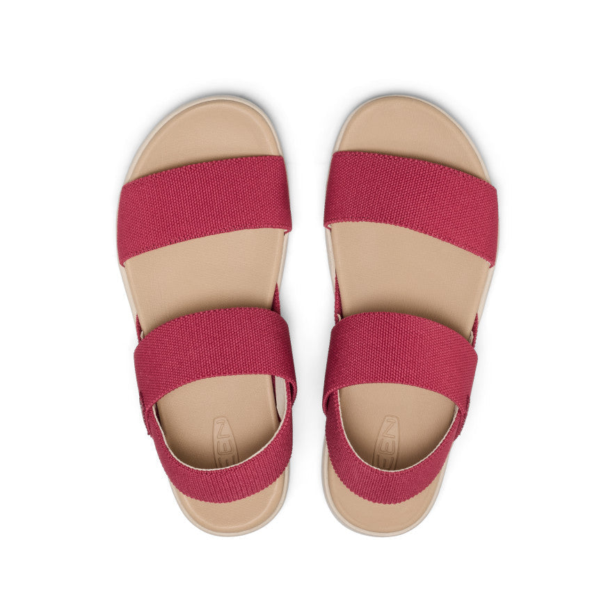 Keen Women's Elle Backstrap Sandal Garnet/Birch