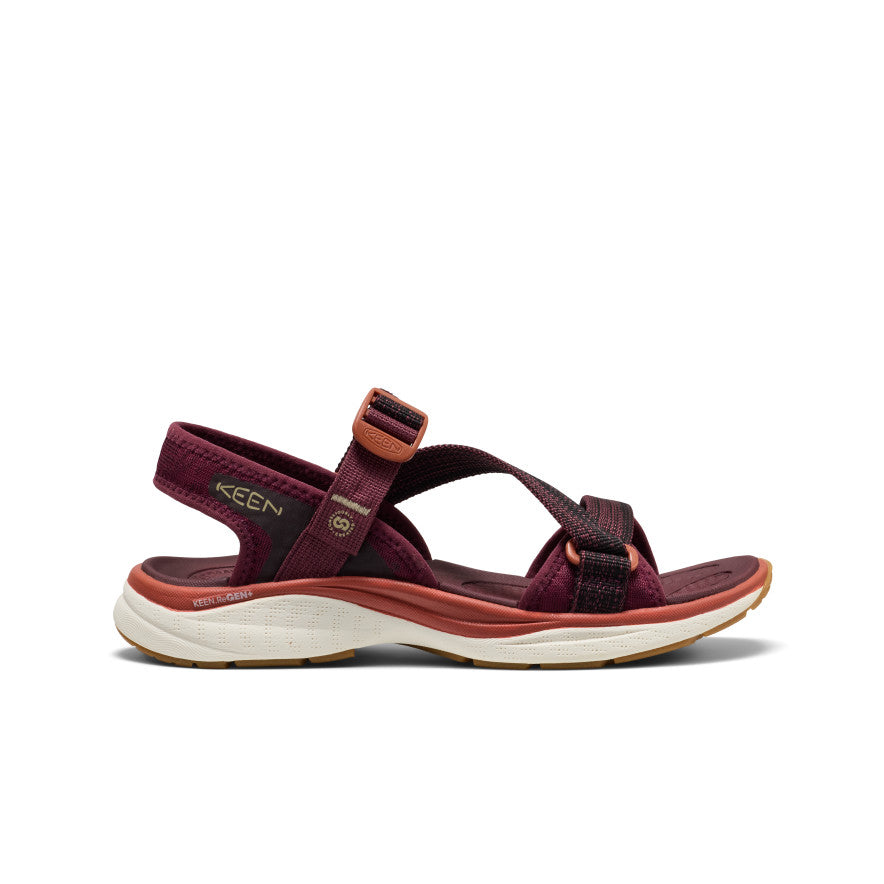 Keen Women's Leiki Open-Toe Sandal Fig/Burnt Brick