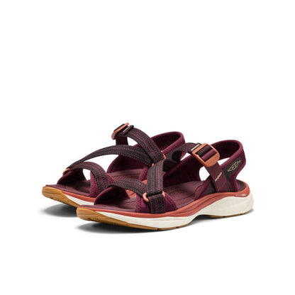 Keen Women's Leiki Open-Toe Sandal Fig/Burnt Brick