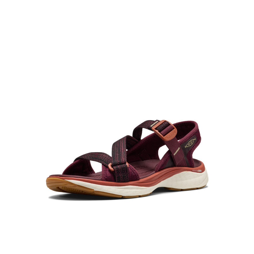 Keen Women's Leiki Open-Toe Sandal Fig/Burnt Brick